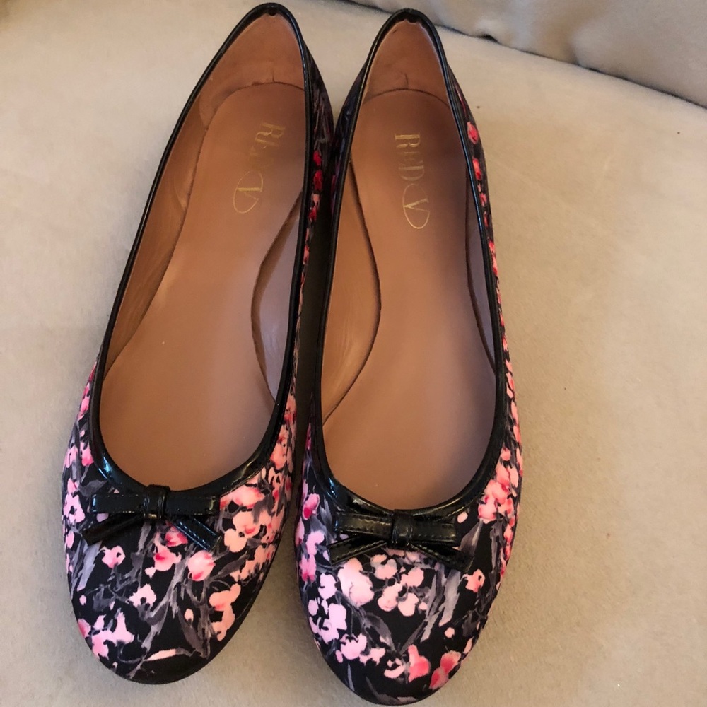 Valentino Red ballet flats size 9.5